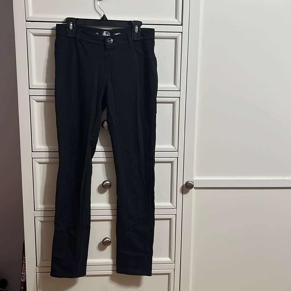 Black glittery jeggings